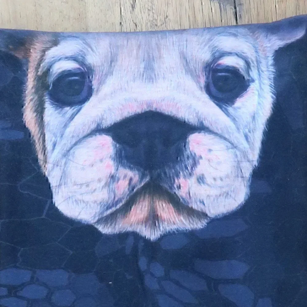 ENGLISH FRENCH BULLDOG FACE & NECK GAITER MASK SUN PROTECTION WASHABLE REUSEABLE